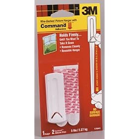 3M Command 17041 Wire-Backed Picture Hanger with Adhesive Strips by 3M COMPANY