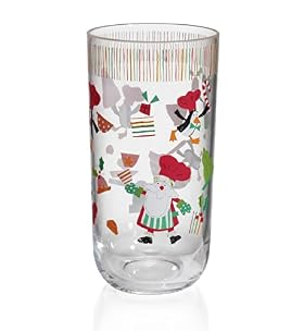 Santas Helper Hi Ball Glass