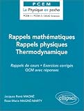 Rappels math�matiques / Rappels physiques / Thermodynamique