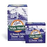 Ball Wide Mouth Dome Canning Jar Lid, Box of 12 by Ball