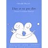 Dire et ne pas dire