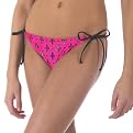 Xhilaration&reg; Fleur de Lis Swim Bottom - Fuschia