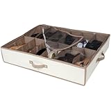 Pro-Mart DAZZ Underbed Shoe Organizer, Beige
