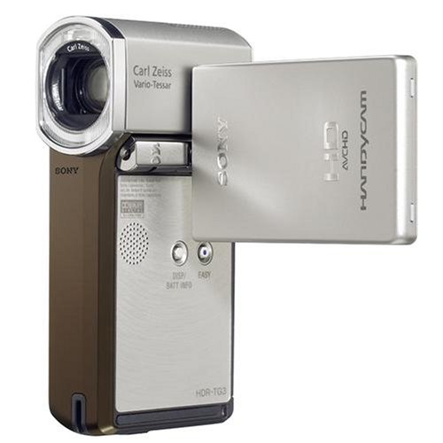 City Travel Guides Discounted  Kamera & Foto : Sony  HDR TG 3 Camcorder (Memory Stick, 10-fach opt. Zoom,  2,7" Display) silber/braun