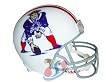 New England Patriots (1965-81) Full Size "Deluxe" Replica NFL Throwback Helmet by Riddell New England Patriots (1965-81) Full Size "Deluxe" Replica NFL Throwback Helmet by Riddell