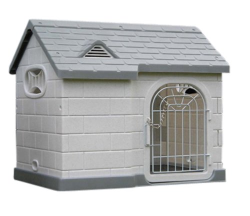 Hundehaus Hundehütte Hundebett “Villa” 64x46x59cm auch für Katzen!