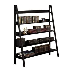 Ladder 48w Bookshelf, 48W, BLACK