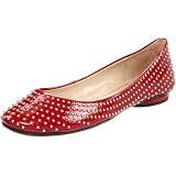 Nine West Women's Lovelyou Ballet Flat,Red,7.5 M US (Apparel)