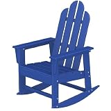 Poly-wood Recycled Plastic Wood Long Island Adirondack Rocking Chair