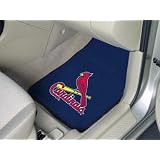 St Louis Cardinals 2-piece Carpeted Car Mats 18x27