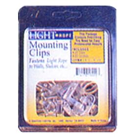 American Lighting Rope Light Mounting Clips 20 Mounting Clips with Screws #LR-CLIP-20 by American Lighting