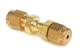 Parker 1BC1-B-01 A Lok Brass Bulkhead Union, 1/16