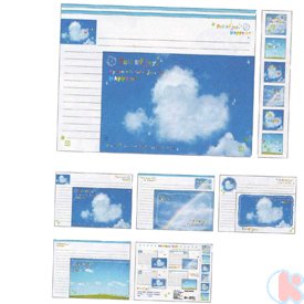 Kamio - Heart Cloud Letter Set