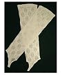 Stretch Nylon Lace 14-Button Opera Length Fingerless Sleeve Bridal Wedding Formal Prom Gloves