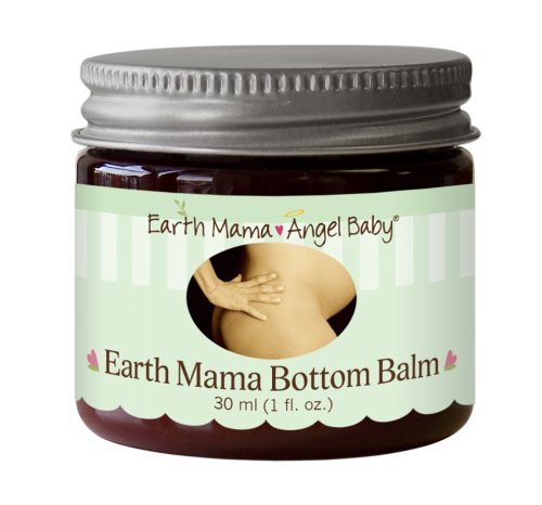 Earth Mama Angel Baby Earth Mama Bottom Balm, 1-Ounce Jars (Pack of 3)
