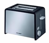 Cloer 3210NA Electronic Cool-Touch Toaster, Stainless Steel/Black, 2-Slice