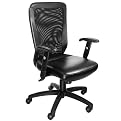High Web-Back Leather Chair