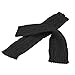 Long Fingerless Gloves,Morecome Winter Wrist Arm Hand Warmer Knitted Mitten (Black)