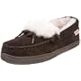 Tamarac by Slippers International Women's Allegra Shearling Moccasin,Chocolate,5 M US