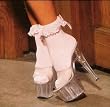 ANKLET Socks Ruffled Bow 3 COLORS Red Pink or White