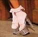 ANKLET Socks Ruffled Bow 3 COLORS Red Pink or White