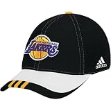 adidas Los Angeles Lakers Black 2008 NBA Draft Day 1-Fit Flex Fit Hat
