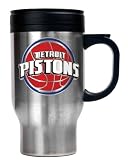NBA Detroit Pistons Stainless Steel Travel Mug - Primary Logo