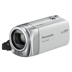 Panasonic HDC-SD40EG-W Full HD Camcorder (SD-Kartenslot, 17-fach opt. Zoom, 6,7 cm (2,7 Zoll) Display, Bildstabilisator) wei�
