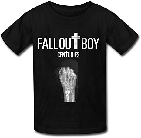 Meentre Kid's Fall Out Boy Centuries Art Round Collar T Shirt L