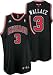 Ben Wallace Jersey - Chicago Bulls #3 Ben Wallace Swingman Alternate Jersey - L