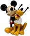 Disney LDG88296 Mickey Mouse and Pluto Statue, Natural Stone Finished