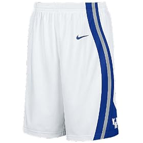Kentucky Wildcats 2007 NCAA White Screen Printed Replica Basketball Shorts By Nike Team Sports