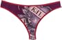 Ed Hardy Women's Flirt Britney Thong - 1069,Purple,Medium