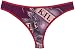 Ed Hardy Women's Flirt Britney Thong - 1069,Purple,Medium
