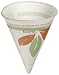 SOLO 4BR 4 Oz. Paper Cone Water Cup White (5000-Pack)