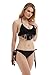 Women's Tassel Padded Fringe Bikini 2pcs Set Swimwear Swimsuit