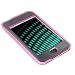 Apple iPod Touch 8GB 16GB Accessory Kit -Transparent Pink Crystal Snap-on Cover Case + Premium Reusable LCD Screen Protector with Lint Cleaning Cloth By Ikross