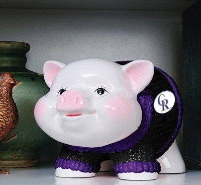 Buy Colorado Rockies Piggy Bank by FansEdge