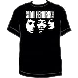 Jimi Hendrix Faces Adult T-Shirt