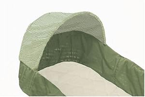 Snoozy 100% Organic Cotton Bassinet Pad Beige