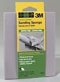3M 916DCNA Contour Surface Sanding Sponge, 4.5 in x 5.5 in x .1875 in, Super Fine