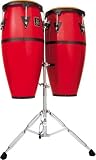 LP LPA646 - Red Wood Conga Set with Stand