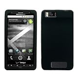 Black Silicone Case / Skin / Cover for Motorola Droid X / MB810 / Droid X2  ....