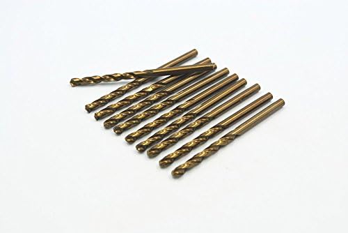 4.2mm Cobalt High Speed Steel Twist Drill Bits HSS-Co 43mm Flute Long x 10 for Stainless Steels