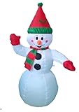 4 Foot Christmas Inflatable Snowman 2013 Yard Garden Decoration