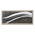 Wave Hand-Painted Canvas Wall Art - 19.5x43"