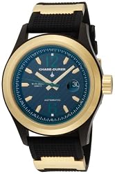 Chase-Durer Men's 990.46BE-RUBBStarburst Automatic Black Carbon Fiber Dial Watch