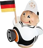 Seiffener Volkskunst eG Kugelräucherfigur Fussball Fritz deutscher Fussballfa...