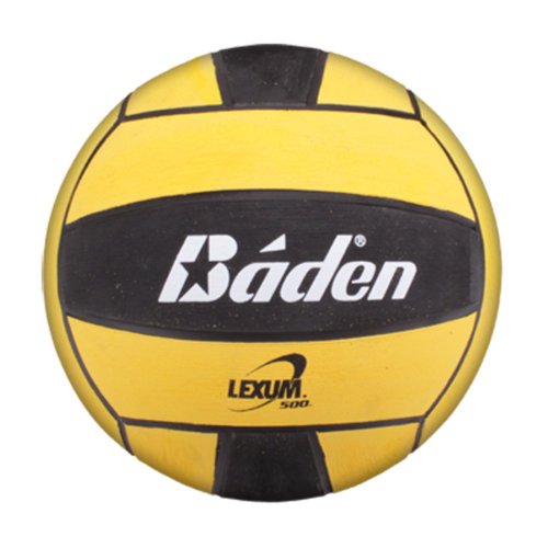 Baden Lexum Deluxe Rubber Water Polo Ball - Size 5 - Black/Yellow