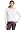 SOLOW Women's Long Sleeve Pullover, White, X-Small